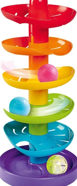 ABC Rainbow Ball Drop Tower Monivärinen Pallospiraali