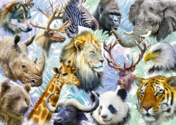 Alipson Puzzle 500 Palan Palapeli Animal Heads