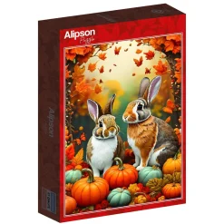 Alipson Puzzle 500 Palan Palapeli Autumn Bunnies