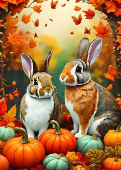 Alipson Puzzle 500 Palan Palapeli Autumn Bunnies