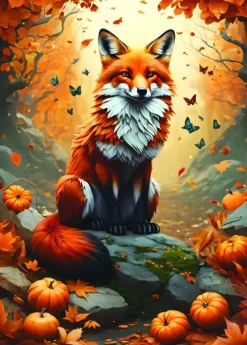 Alipson Puzzle 500 Palan Palapeli Fox and Butterflies