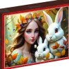 Alipson Puzzle 500 Palan Palapeli Lady And Bunnies
