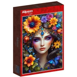 Alipson Puzzle 1000 Palan Palapeli The Flower Woman