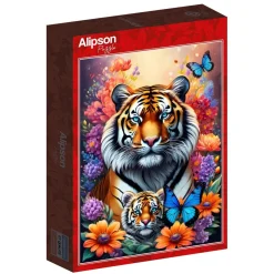 Alipson Puzzle 1000 Palan Palapeli Tigers