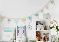 Baby Button Bag, Bunting Kit