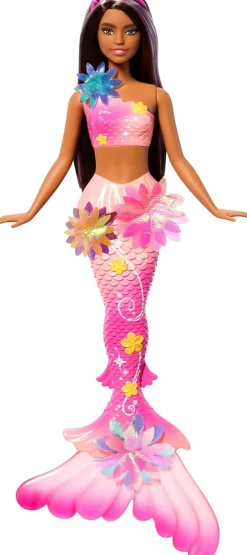 Barbie Blooming Mermaid Merenneito Nukke Pinkki