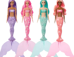 Barbie Color Reveal Merenneito Nukke 6 Yllätystä