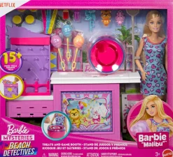 Barbie Leikkisetti Beach Detectives Treats and Games Booth