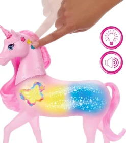 Barbie Sparkle Lights Unicorn Yksisarvinen Valoilla