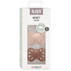 BIBS Infinity Tutti 2kpl Koko 1 Blush/Woodchuck