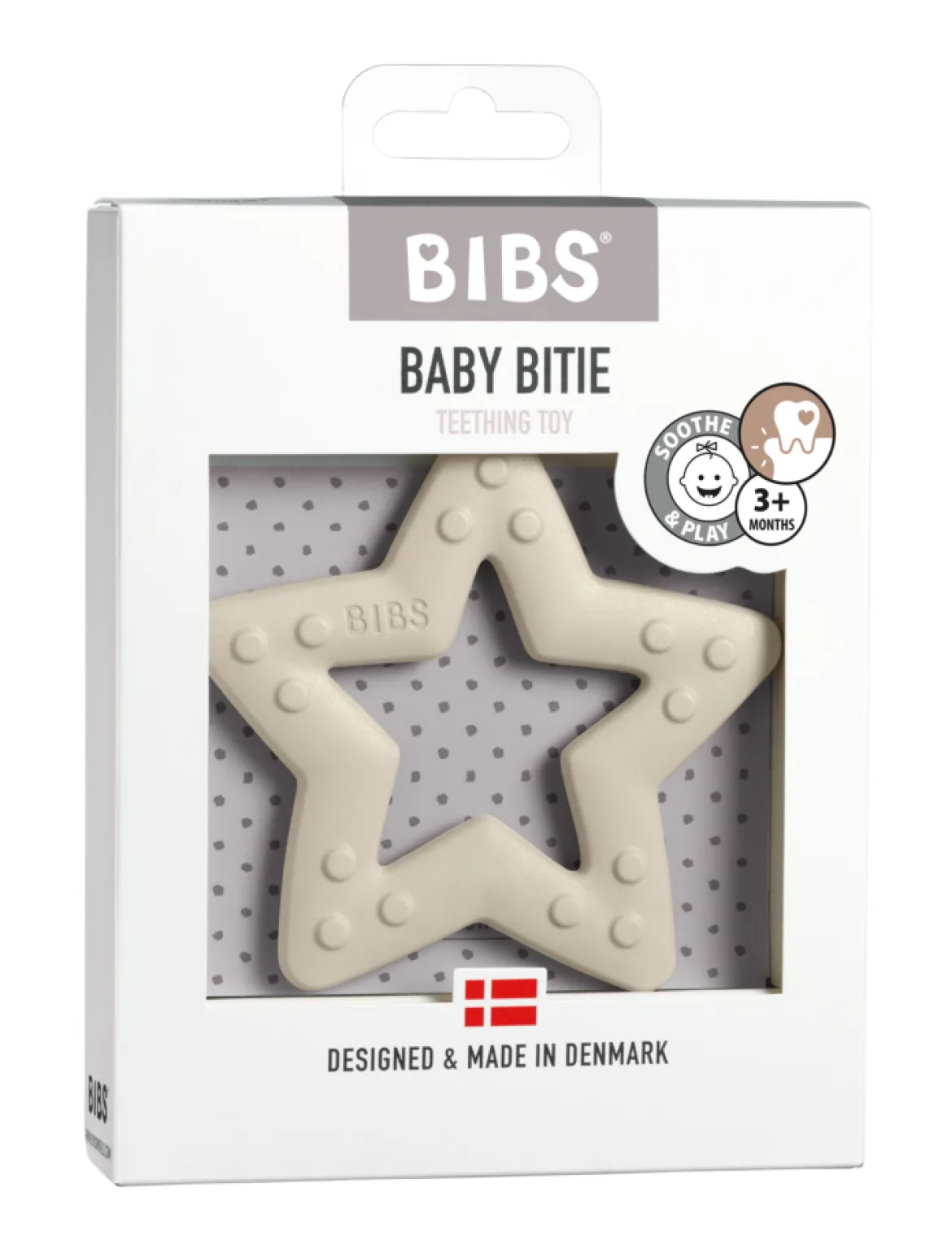 BIBS Purulelu Star Ivory