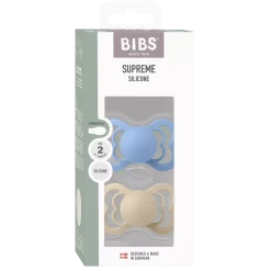 BIBS Supreme Tutti 2kpl Koko 2 Vanilla/Sky Blue