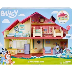 Bluey Family Home Kotitalo ja Bluey-hahmo