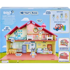 Bluey Family Home Kotitalo ja Bluey-hahmo
