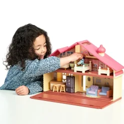 Bluey Family Home Kotitalo ja Bluey-hahmo