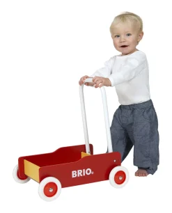 Brio Kävelyvaunu/taaperokärry Punainen