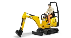 Bruder JCB Minikaivuri 8010 CTS ja Hahmo
