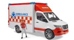 Bruder 02676 MB Ambulanssi + Kuljettaja 1:16