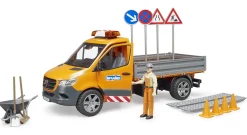 Bruder 02677 MB Sprinter Työmaa-Ajoneuvo ja Hahmo 1:16