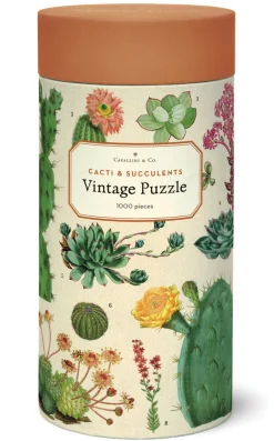 Cavallini & Co. Vintage Puzzle 1000 palaa Cacti & Succulents