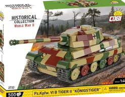 Cobi Hc WwiiPz.Kpfw.Vib Tiger Ii Kon. 510 Osaa Koottava Panssarivaunu
