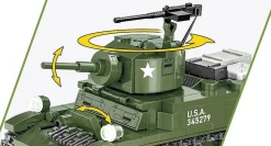 Cobi 3129 M3 Stuart 2 in 1 Koottava Panssarivaunu 1:35