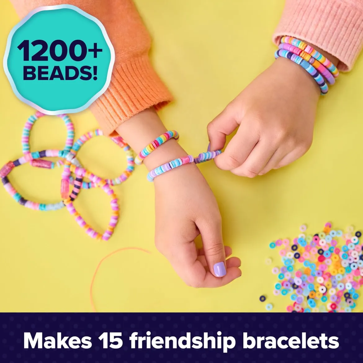 Cool Maker Stack'd Heishi Bracelet Studio Clay Beads Koruaskartelu