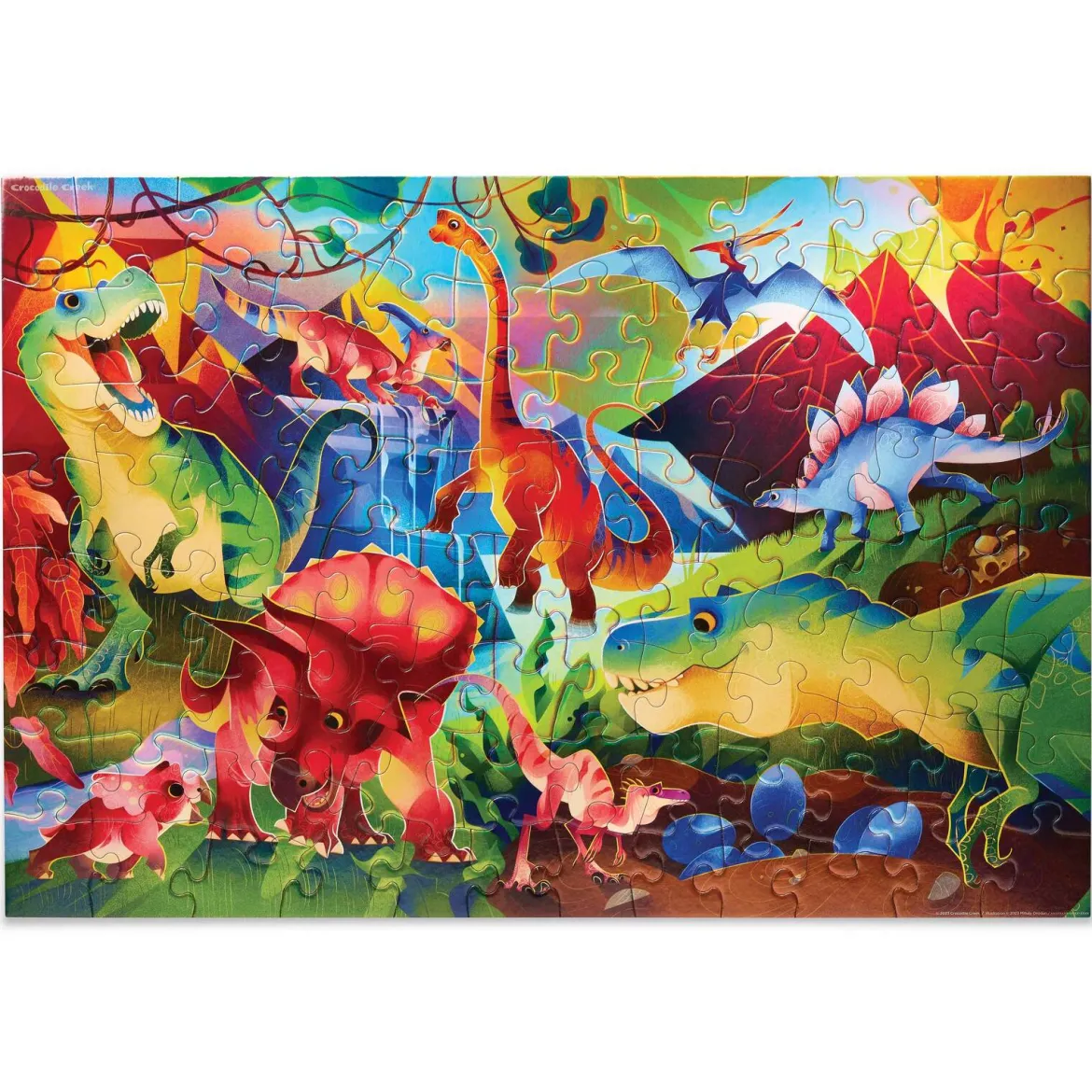 Crocodile Creek Hologrammi Palapeli Dinosaurukset 100 Palaa