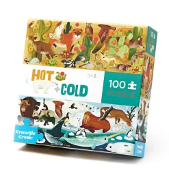 Crocodile Creek Vastakohdat Palapeli 100 Palaa Hot + Cold