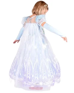 Den Goda Fen Jääprinsessa "Frozen" Mekko Sininen 6-8v 122-128 cm
