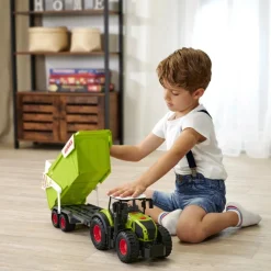 Dickie Toys Claas Traktori ja Peräkärry