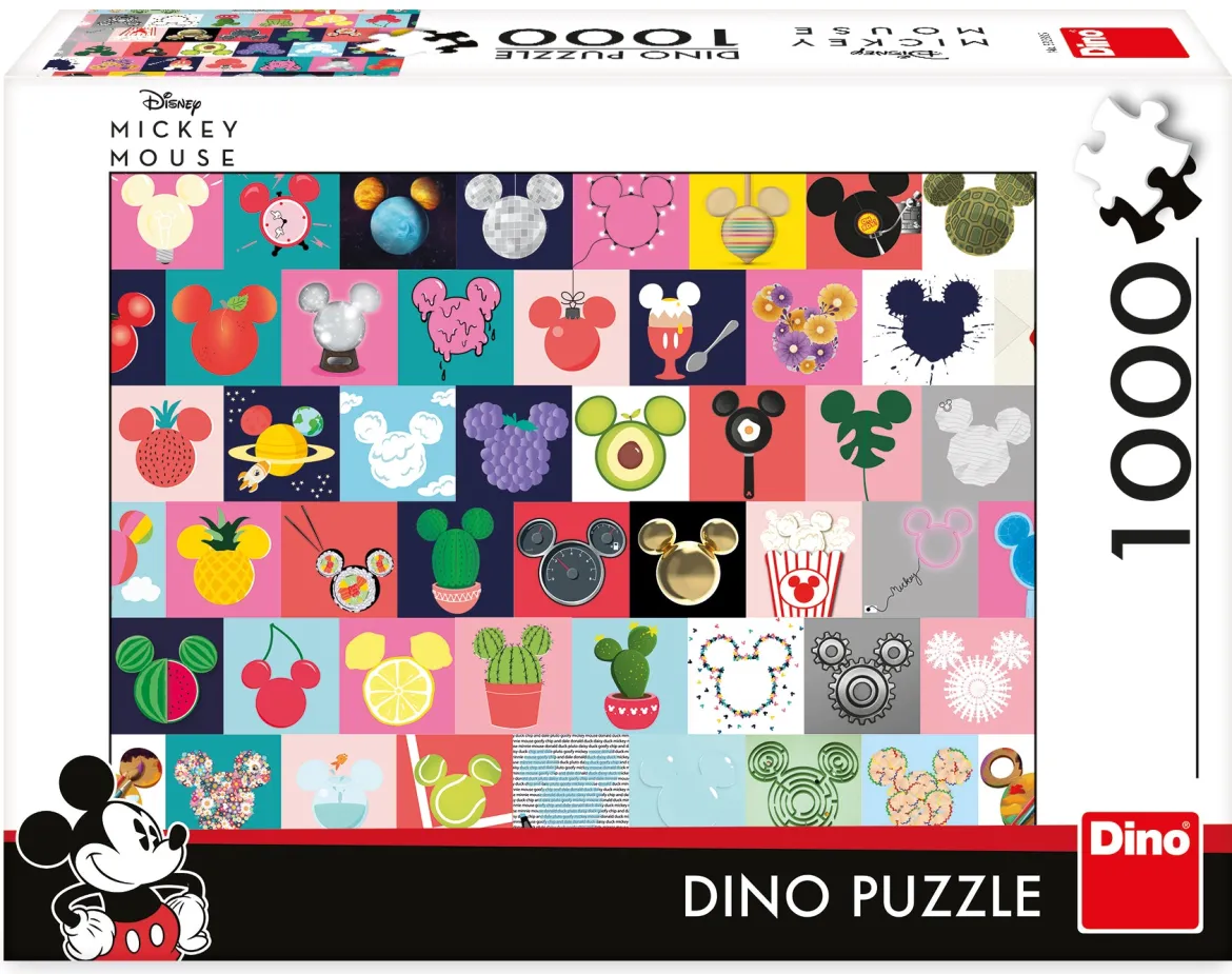 Dino Puzzle 1000 Palan Palapeli Mickey Mouse Ears