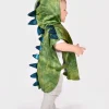 Dinosaurusviitta 86-110cm(1-4v) Tummanvihreä