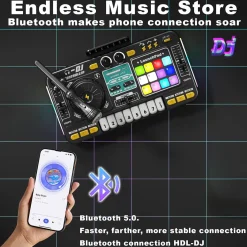 DJ Bluetooth Mixer Lasten Miksauspöytä/DJ Pöytä