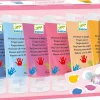 Djeco Finger Paint Sormivärit 6 kpl Pastelli