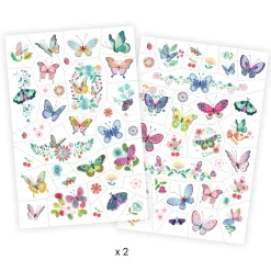 Djeco Glitter Tatuoinnit Perhoset/Dream Butterflies