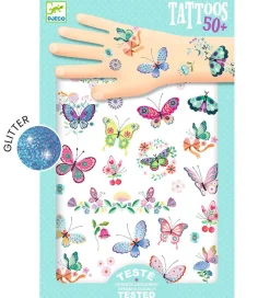 Djeco Glitter Tatuoinnit Perhoset/Dream Butterflies