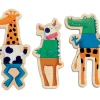 Djeco Magnetics Crazy Puinen Magneettinen Palapeli