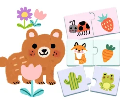 Djeco Puzzle Duo Värit 12 Palapeliä