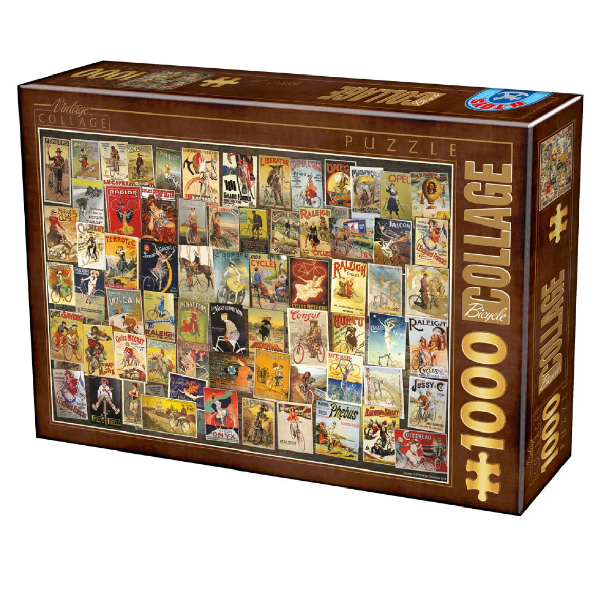 D-Toys Puzzle 1000 Palan Palapeli Vintage Bicycle