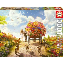 Educa Carrying Flowers 1000 Palan Palapeli