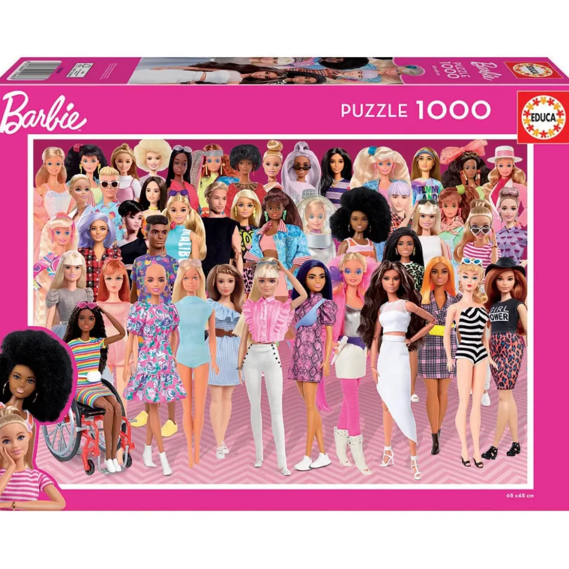 Educa 1000 Palan Palapeli Barbie