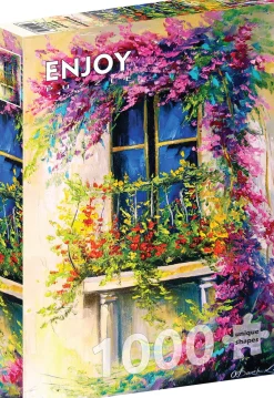 Enjoy Puzzle 1000 Palan Palapeli Blooming Balcony