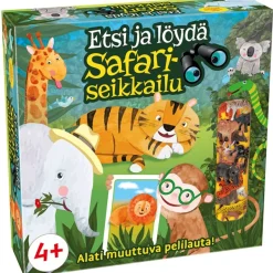 Etsi ja Löydä Safariseikkailu Lasten Peli