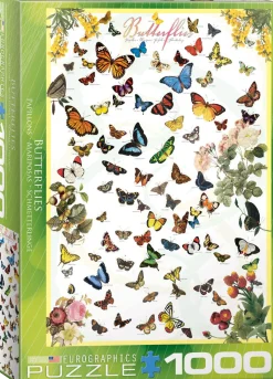 Eurographics 1000 Palan Palapeli Butterflies