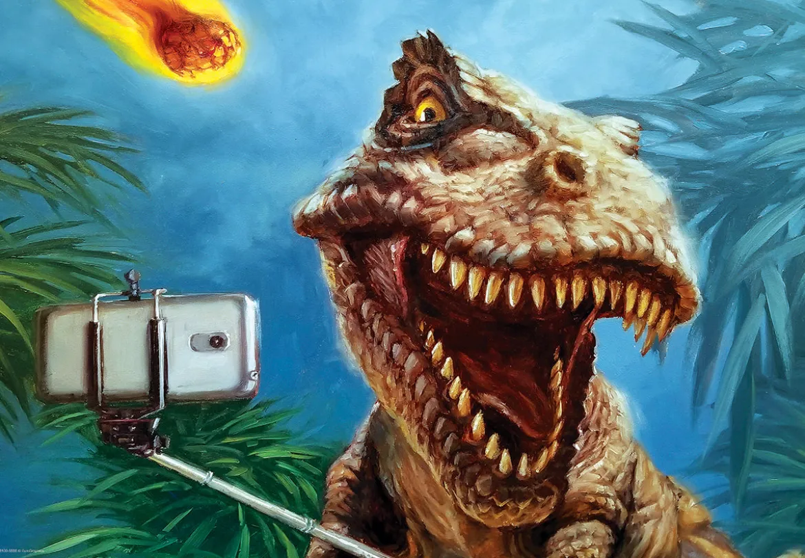 Eurographics 100 palan palapeli Dino Selfie
