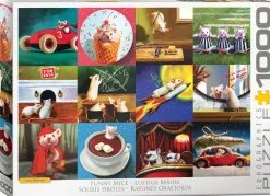 Eurographics 1000 Palan Palapeli Funny Mice