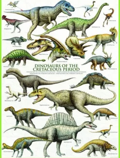 Eurographics Puzzle 1000 Palan Palapeli Dinosaurs
