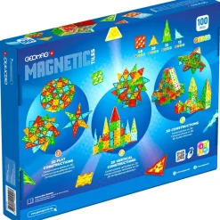 Geomag Magnetic Tiles 3D Rakennussarja 100 Palaa