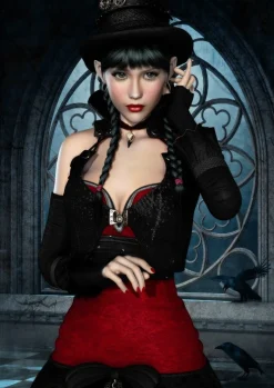 Grafika 1000 Palan Palapeli Gothic Woman